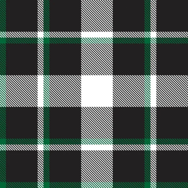 Green Plaid Kostkovaný Tartan Bezešvý Vzor Vhodný Pro Módní Textil — Stockový vektor