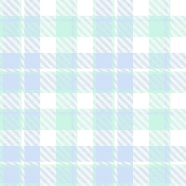 Sky Blue Plaid Checkered Tartan Seamless Pattern Suitable Fashion Textiles — Stock Vector