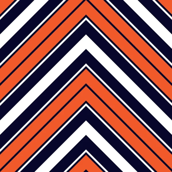 Orange Chevron Diagonale Rayé Fond Motif Sans Couture Adapté Pour — Image vectorielle