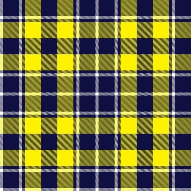 Sarı ekose, kareli, tartan desenli moda tekstil ve grafikleri için uygun.