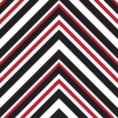 Moda tekstil ve grafikleri için uygun kırmızı Chevron köşegen çizgili dikişsiz arkaplan