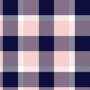 Moda tekstil ve grafikleri için uygun pembe ve denizci ekoseli, ekoseli, ekosesiz desen