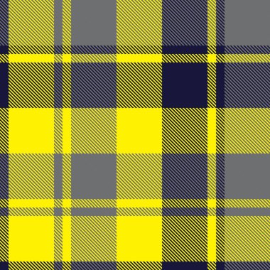 Sarı ekose, kareli, tartan desenli moda tekstil ve grafikleri için uygun.