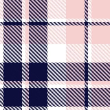 Moda tekstil ve grafikleri için uygun pembe ve denizci ekoseli, ekoseli, ekosesiz desen