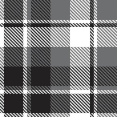 Siyah ve beyaz ekoseli, kareli, ekose desenli moda tekstil ve grafikleri için uygun.