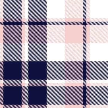 Moda tekstil ve grafikleri için uygun pembe ve denizci ekoseli, ekoseli, ekosesiz desen