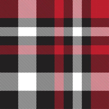 Moda tekstil ve grafikleri için uygun kırmızı ekose, kareli, tartan desenli