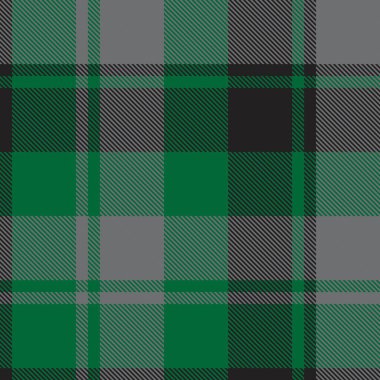 Moda tekstil ve grafikleri için uygun yeşil ekoseli, kareli, tartan desenli