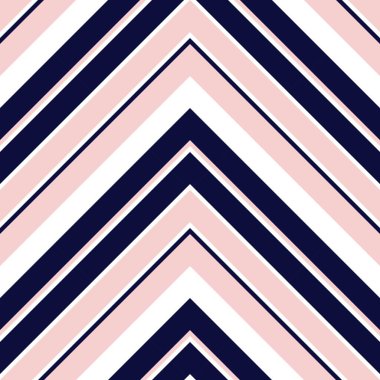 Moda tekstili ve grafikleri için uygun pembe ve lacivert köşegen çizgili desenli arkaplan.