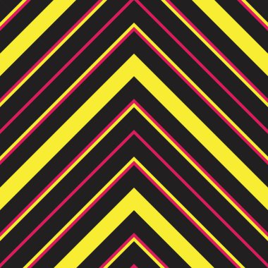 Sarı Chevron köşegen çizgili desensiz arka plan moda tekstil ve grafikleri için uygun