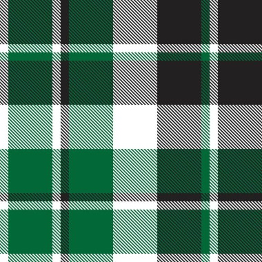 Moda tekstil ve grafikleri için uygun yeşil ekoseli, kareli, tartan desenli