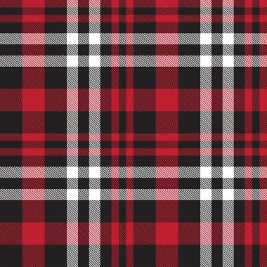 Moda tekstil ve grafikleri için uygun kırmızı ekose, kareli, tartan desenli