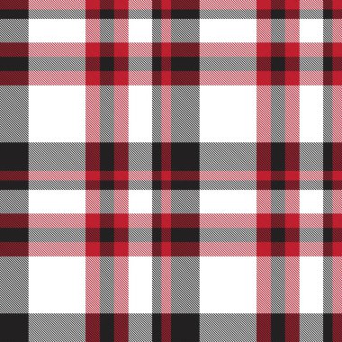 Moda tekstil ve grafikleri için uygun kırmızı ekose, kareli, tartan desenli