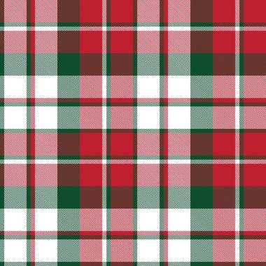 Moda tekstil ve grafikleri için uygun Noel ekoseli, ekoseli, ekoseli, ekose desenli