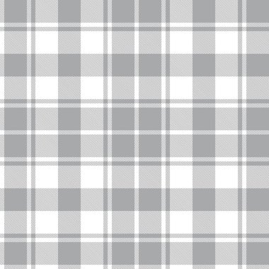 Moda tekstil ve grafikleri için uygun beyaz ekose, kareli, tartan desenli