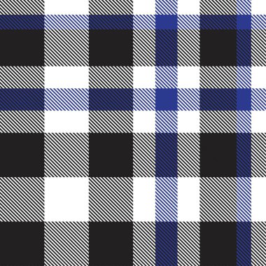 Mavi ekose, kareli, ekose desenli moda tekstil ve grafikleri için uygun.