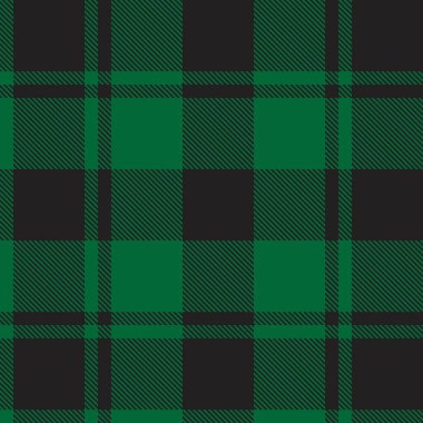 Moda tekstil ve grafikleri için uygun yeşil ekoseli, kareli, tartan desenli