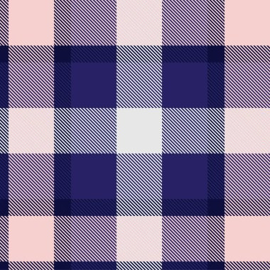 Moda tekstil ve grafikleri için uygun pembe ve denizci ekoseli, ekoseli, ekosesiz desen