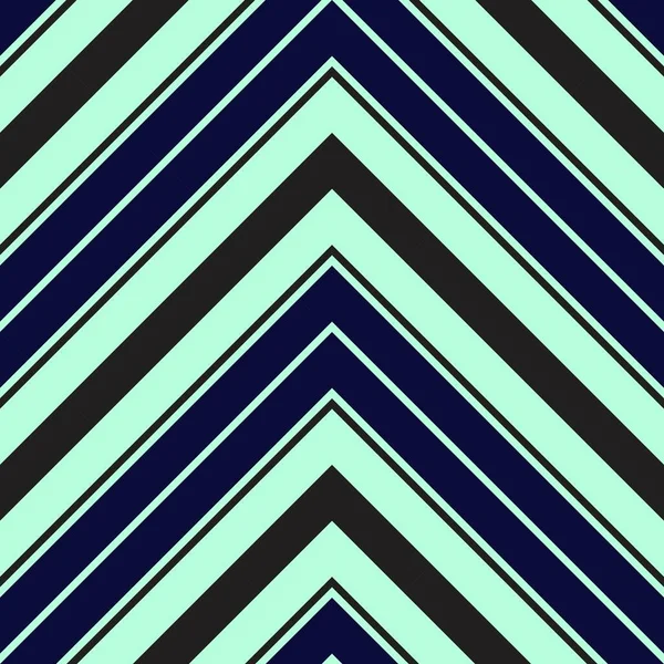 Green Chevron Diagonal Striped Seamless Pattern Background Suitable Fashion Textiles — Stock Vector