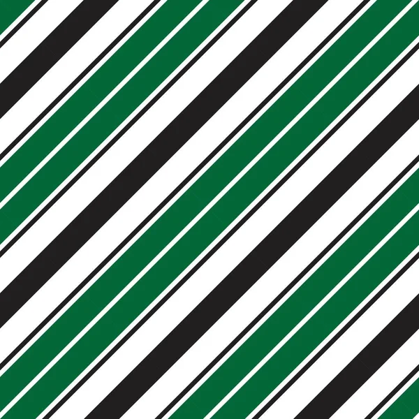 Groene Diagonaal Gestreepte Naadloze Patroon Achtergrond Geschikt Voor Mode Textiel — Stockvector