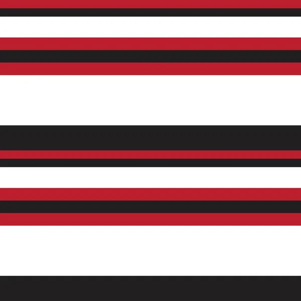 Red Horizontal Striped Seamless Pattern Background 그래픽 — 스톡 벡터