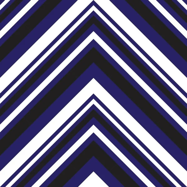 Blue Chevron Diagonal Striped Seamless Pattern Background Suitable Fashion Textiles — Stock Vector