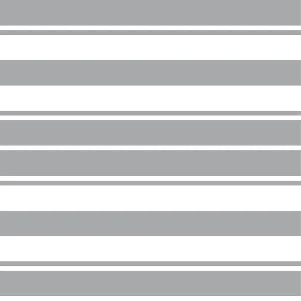Білий Горизонтальний Смугастий Безшовний Візерунок Підходить Модного Текстилю Графіки — стоковий вектор
