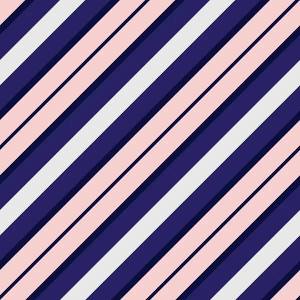 Pink Navy Diagonal Striped Seamless Pattern Background Suitable Fashion Textiles — Stock Vector