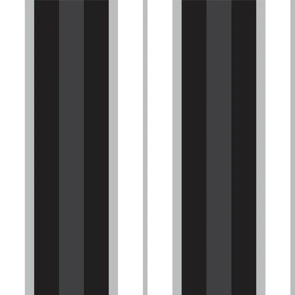 Black White Vertical Striped Seamless Pattern Background Suitable Fashion Textiles — Stock Vector