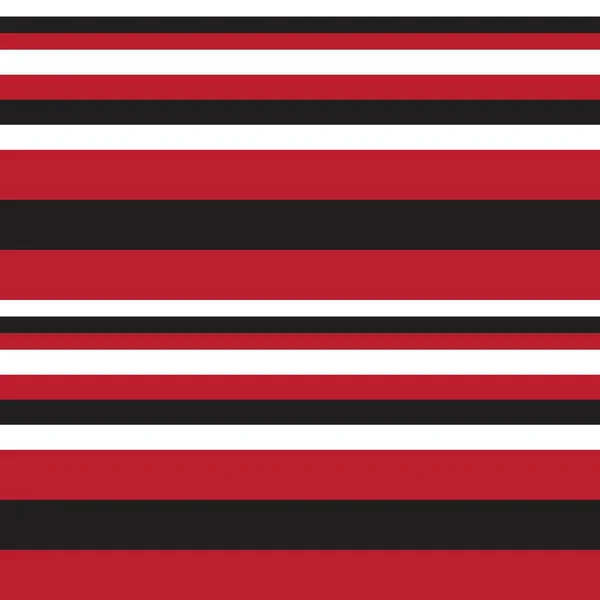 Red Horizontal Striped Seamless Pattern Background 그래픽 — 스톡 벡터