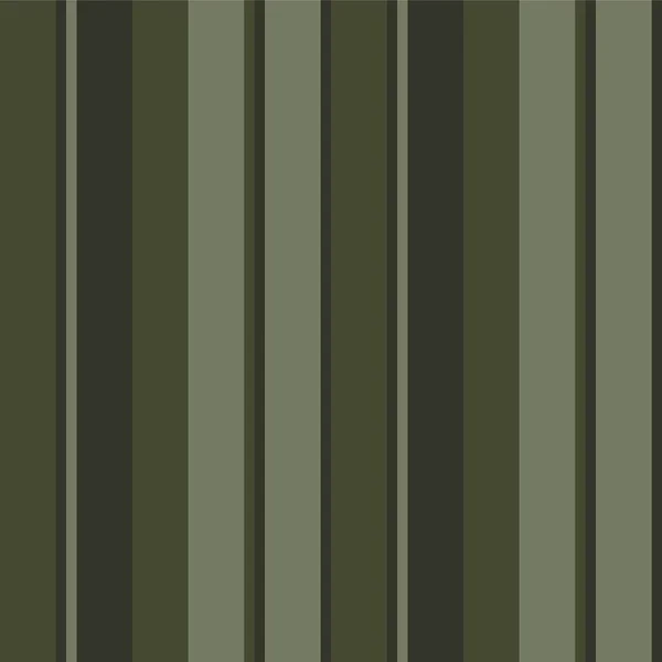 Groene Verticale Gestreepte Naadloze Patroon Achtergrond Geschikt Voor Mode Textiel — Stockvector