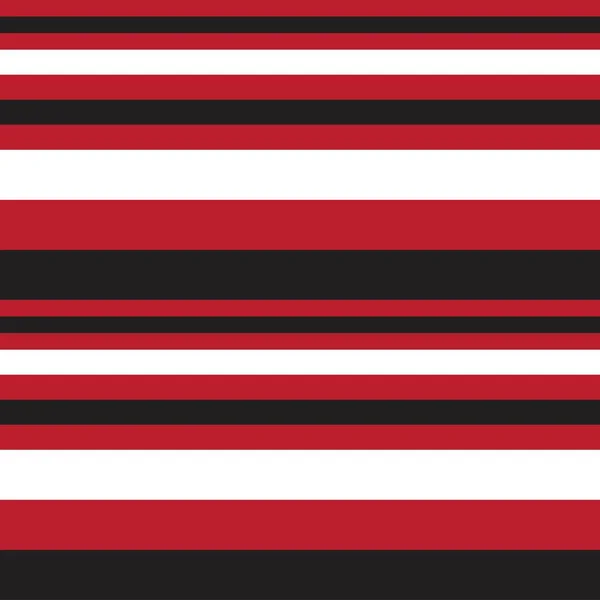 Red Horizontal Striped Seamless Pattern Background 그래픽 — 스톡 벡터