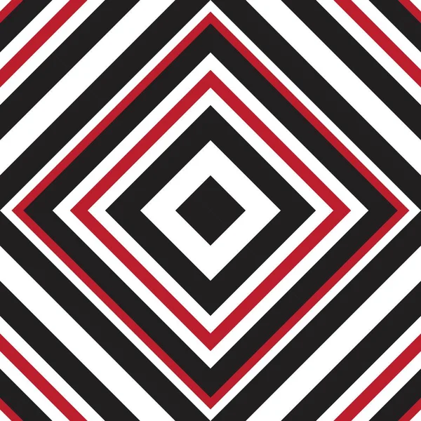 Fondo Patrón Sin Costura Rayas Argyle Rojo Adecuado Para Textiles — Vector de stock