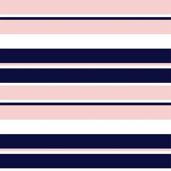 Rosa Marina Horizontal Rayas Sin Costuras Patrón Fondo Adecuado Para — Archivo Imágenes Vectoriales