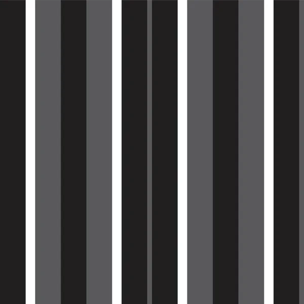 Чорно Білий Вертикальний Смугастий Безшовний Візерунок Підходить Модного Текстилю Графіки — стоковий вектор