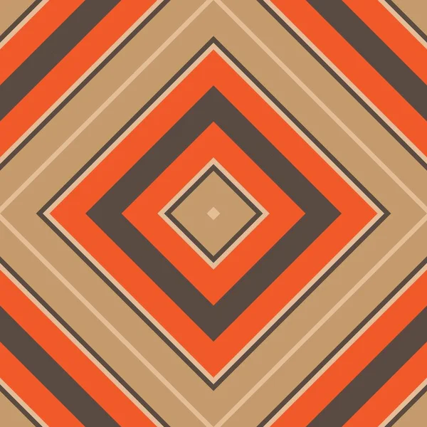 Orange Argyle Diagonal Striped Seamless Pattern Background Suitable Fashion Textiles — Stock Vector