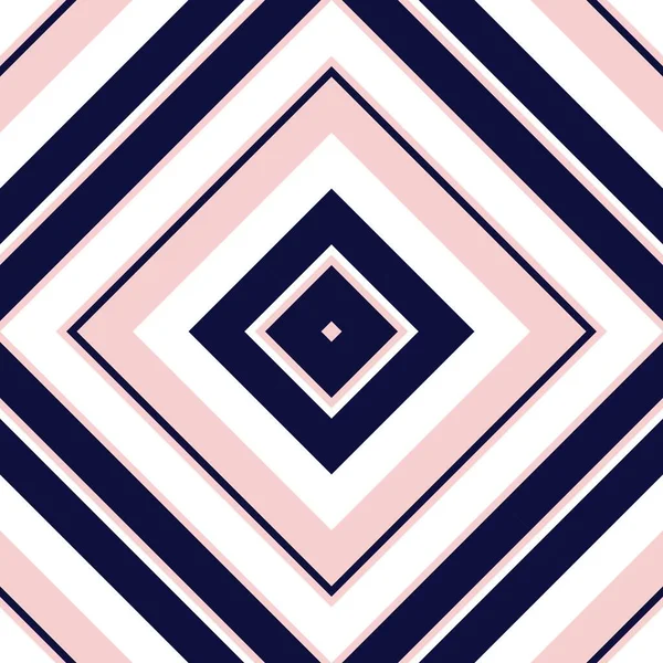 Rose Marine Argyle Diagonale Rayé Fond Motif Sans Couture Adapté — Image vectorielle