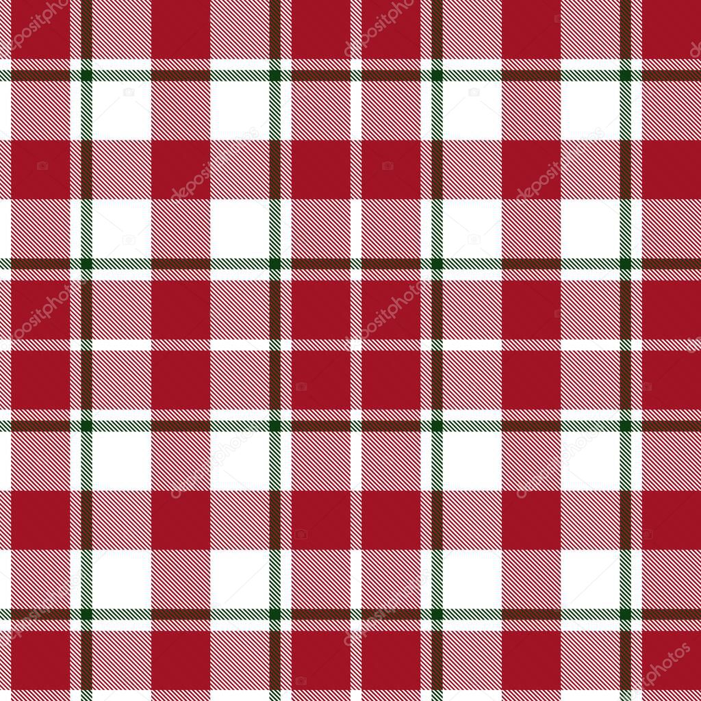 Christmas Plaid, checkered, tartan seamless pattern suitable for fashion textiles and graphics