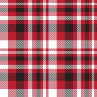 Moda tekstil ve grafikleri için uygun kırmızı ekose, kareli, tartan desenli