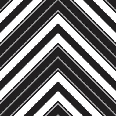 Siyah ve beyaz Chevron köşegen çizgili desensiz arka plan moda tekstil ve grafikleri için uygun.