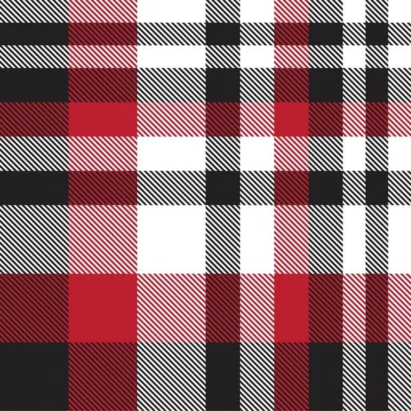 Red Plaid Checkered Tartan Seamless Pattern Suitable Fashion Textiles Graphics — Stock Vector
