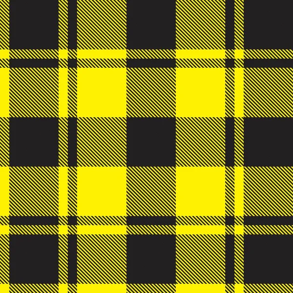 Amarelo Xadrez Xadrez Tartan Sem Costura Padrão Adequado Para Têxteis —  Vetores de Stock