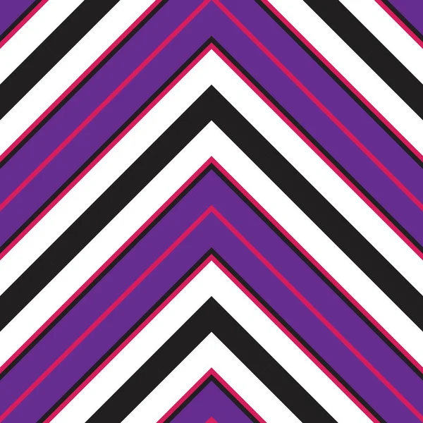 Purple Chevron Diagonal Striped Seamless Pattern Background Suitable Fashion Textiles — Stock Vector