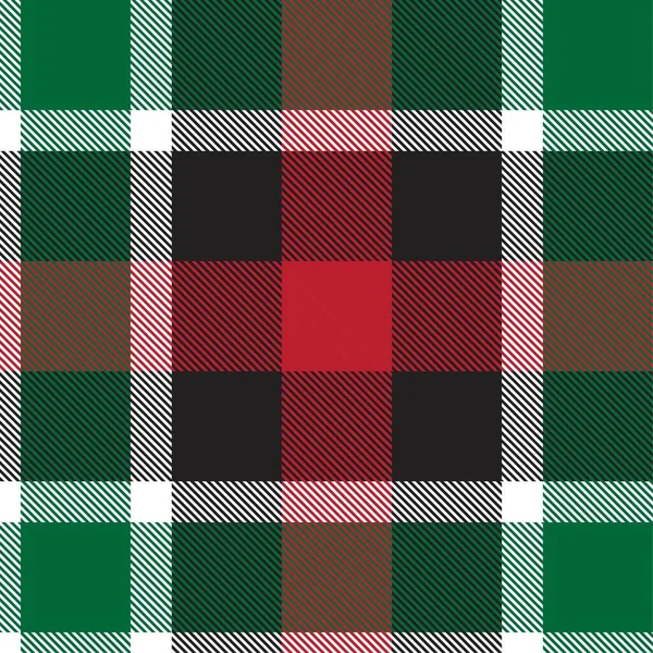 Christmas Plaid Checkered Tartan Seamless Pattern Suitable Fashion Textiles Graphics — Stock Vector