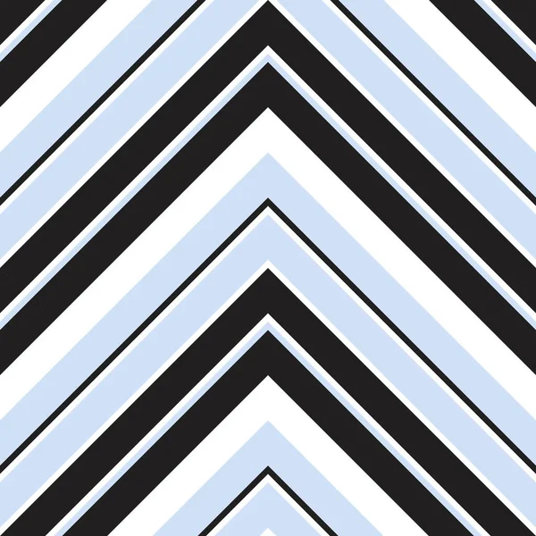 Sky Blue Chevron Diagonaal Gestreepte Naadloze Patroon Achtergrond Geschikt Voor — Stockvector