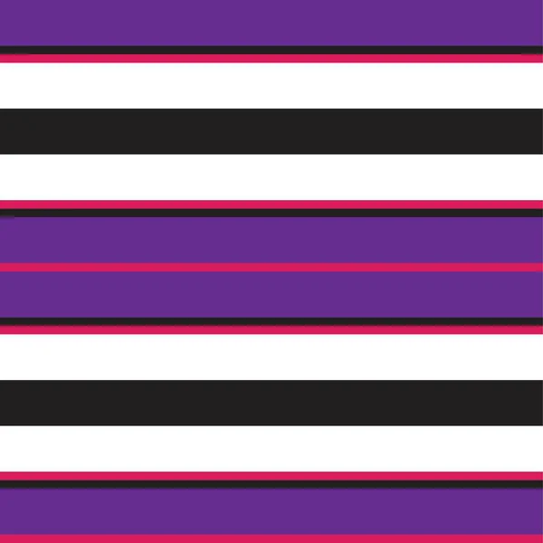 Purple Horizontaal Gestreepte Naadloze Patroon Achtergrond Geschikt Voor Mode Textiel — Stockvector