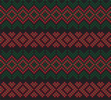Moda tekstil, örgü ve grafikleri için Noel festivali desenli arka plan