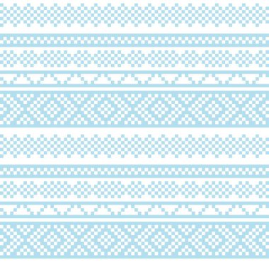 Moda tekstil, örgü ve grafikleri için Gökyüzü Mavisi Noel festivali şablonu