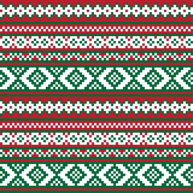 Moda tekstil, örgü ve grafikleri için Noel festivali desenli arka plan