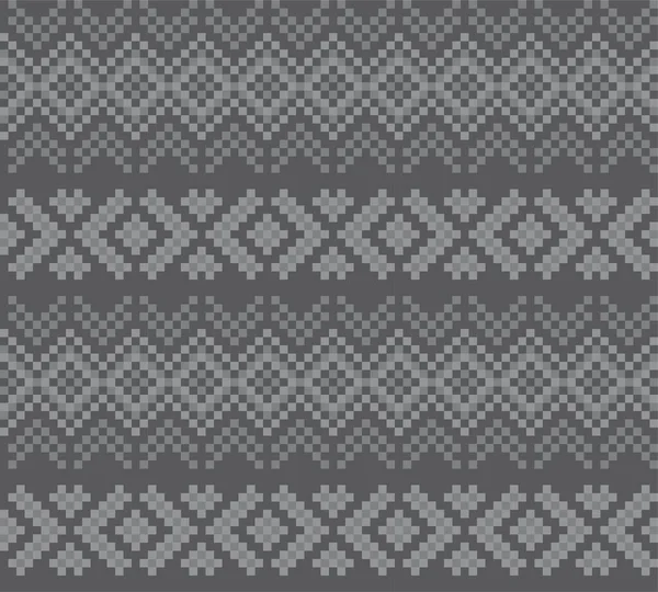 Gris Fond Motif Île Noël Équitable Pour Les Textiles Mode — Image vectorielle